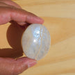 Grey Moonstone Palmstone with Blue Flash | Option H