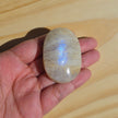 Grey Moonstone Palmstone with Blue Flash | Option I