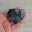Moss Agate Heart | Option D