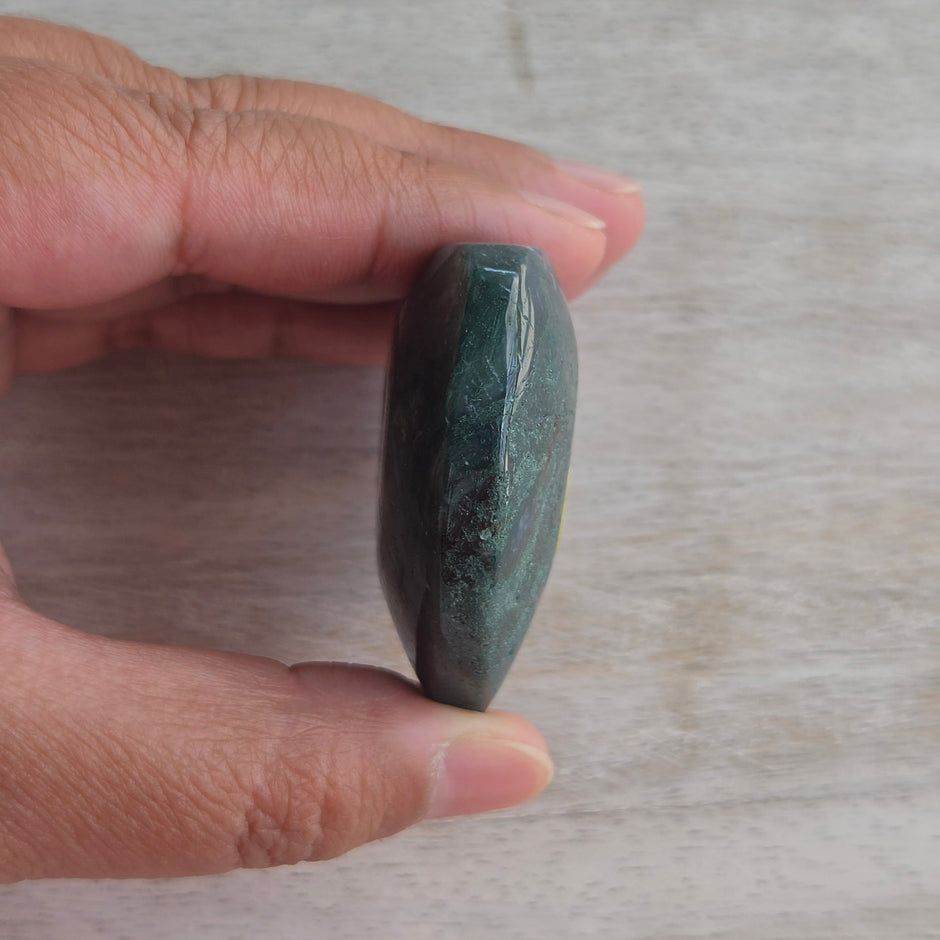 Moss Agate Heart | Option H