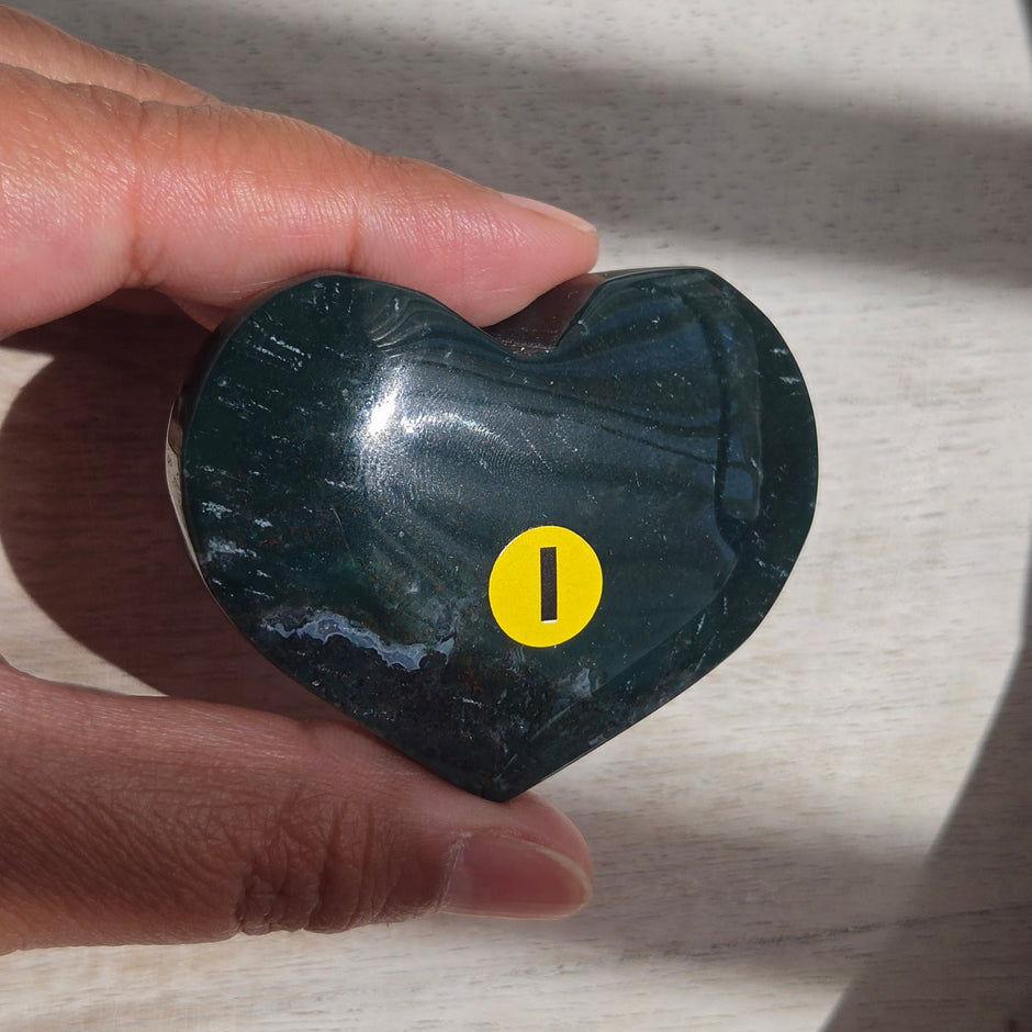 Moss Agate Heart | Option I