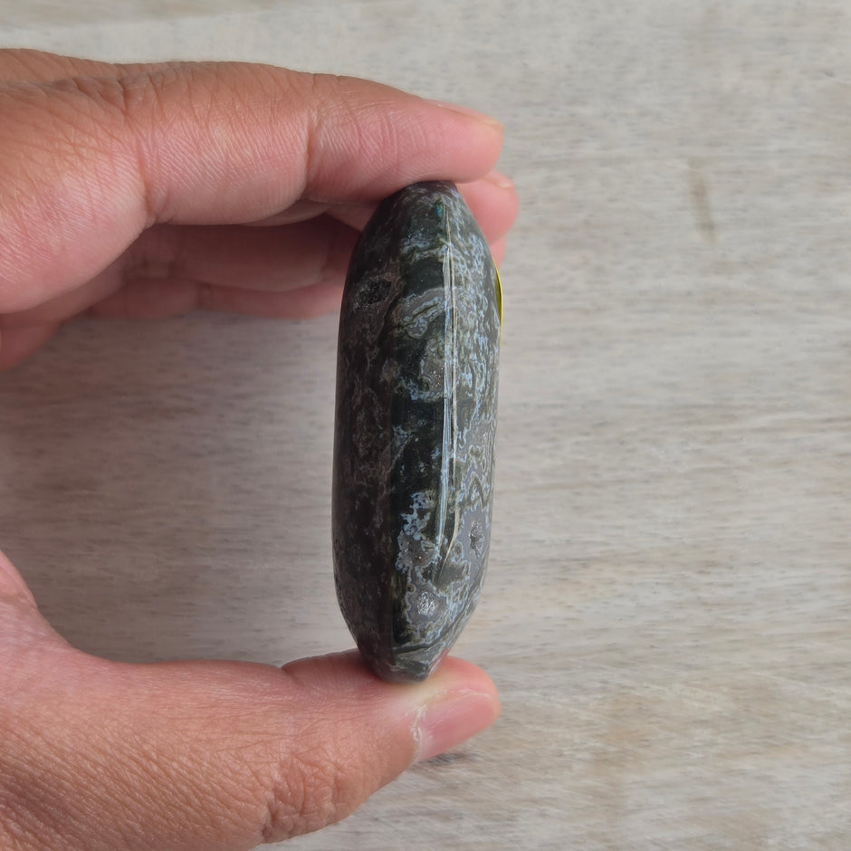 Moss Agate Palmstone | Option K