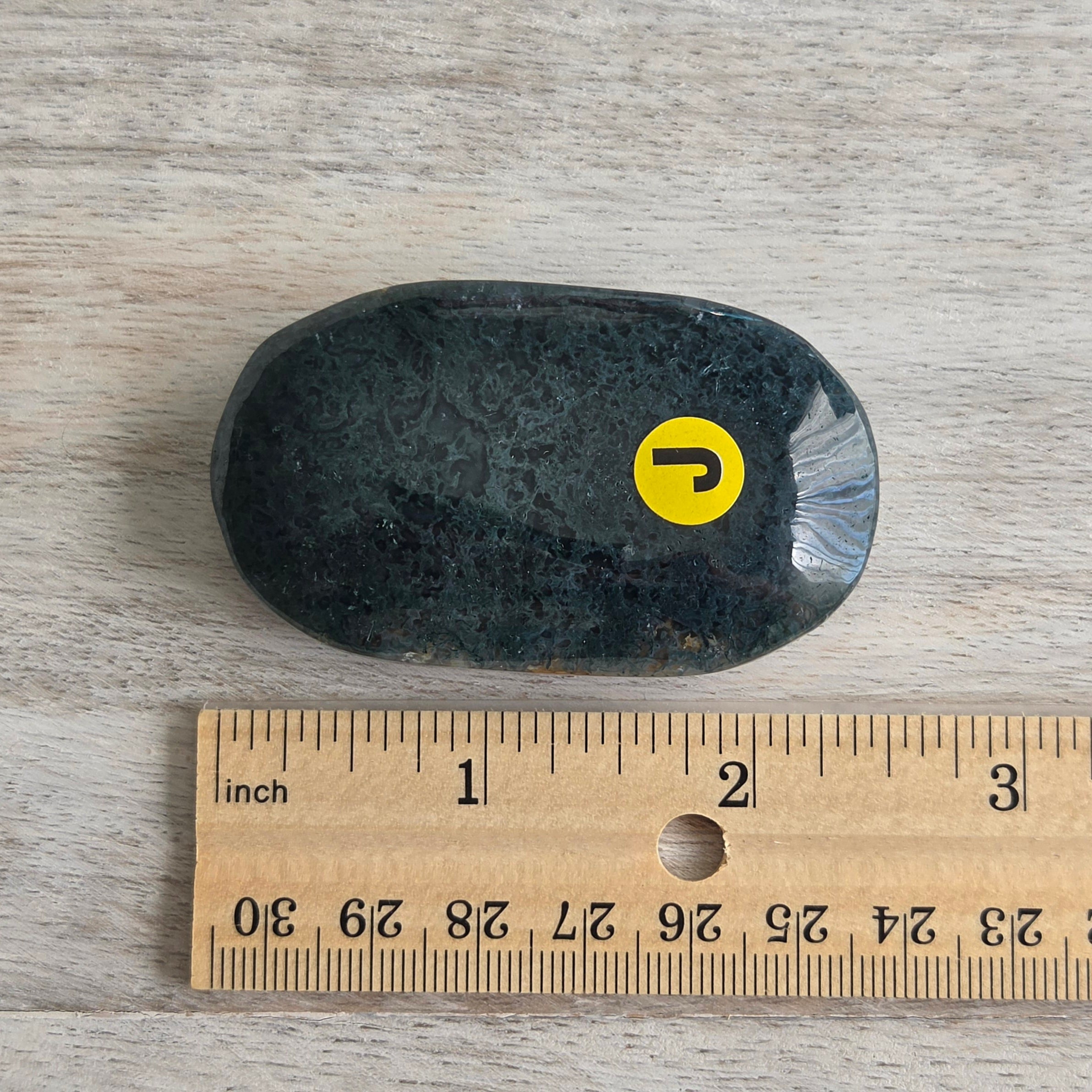 Moss Agate Palmstone | Option J