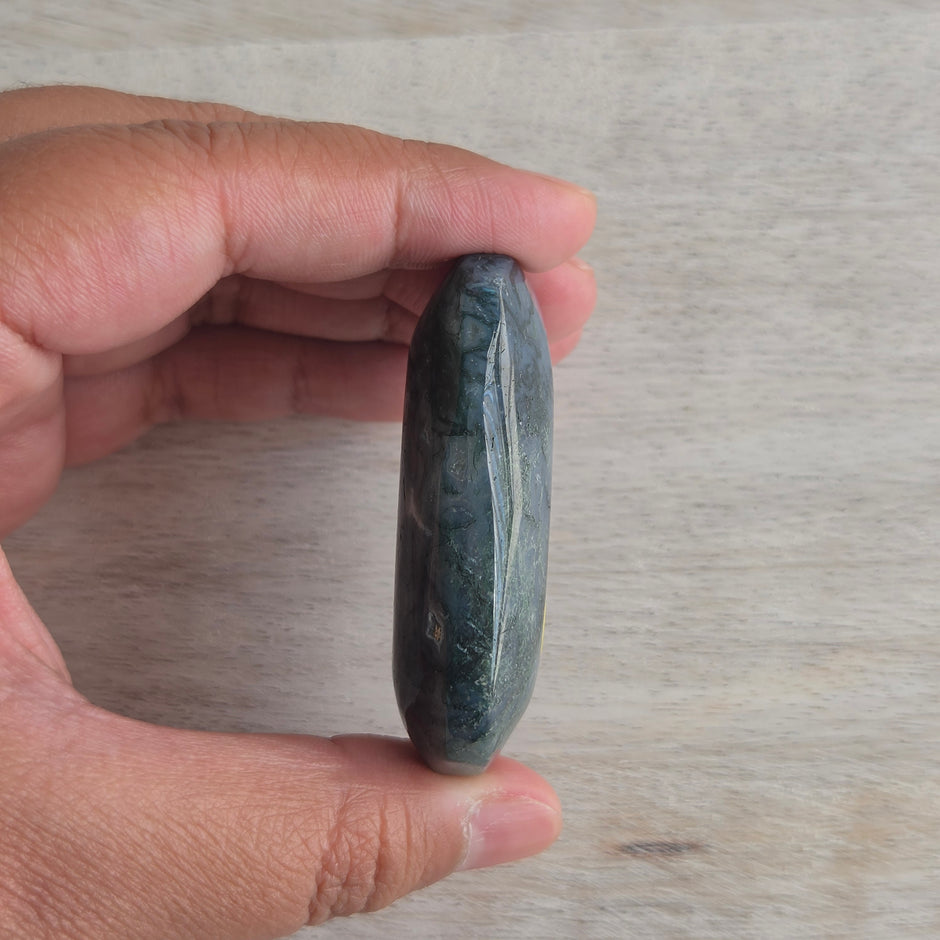 Moss Agate Palmstone | Option I