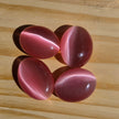 Pink Blossom Cat’s Eye Palmstone (Synthetic) | One Individual Palmstone