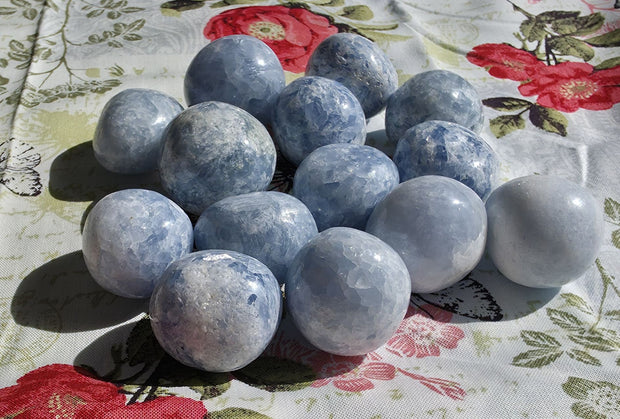 Blue Calcite Tumble - One Individual Tumble