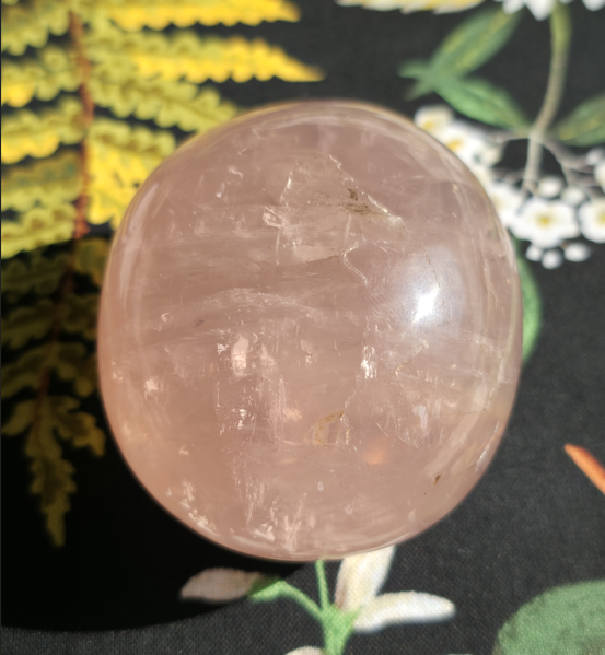 Rose Quartz Palmstone (Large) - Option A