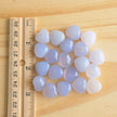 Mini Blue Chalcedony Heart | One Individual Heart