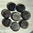 Silver Sheen Obsidian Cookie Palmstone | One Individual Cookie Palmstone