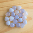 Mini Blue Chalcedony Heart | One Individual Heart